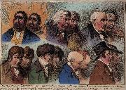 James Gillray Dublures of Characters oil painting picture wholesale